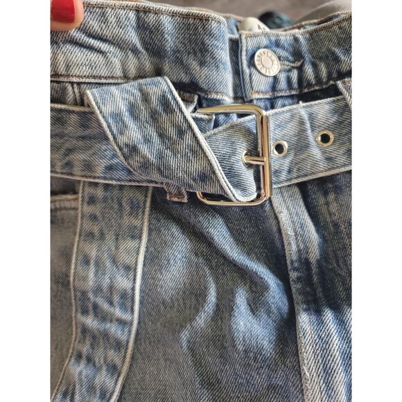 NWT AGOLDE Retro Ultra High-Rise Denim Shorts - 26 waist - Picture 6 of 10